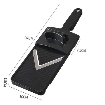 Black cabbage grater and shredder kitchen slicer