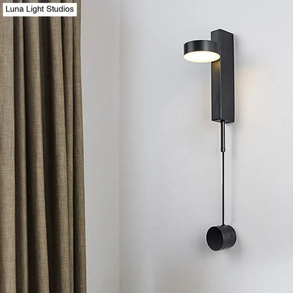 DecorBites™ Black/Gold LED Flush Mount Wall Sconce - Sleek & Stylish Metallic Wall Lighting Fixture