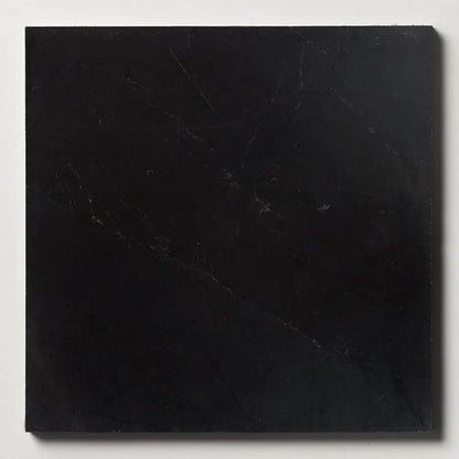 Black Honed Marble Tiles 12x12