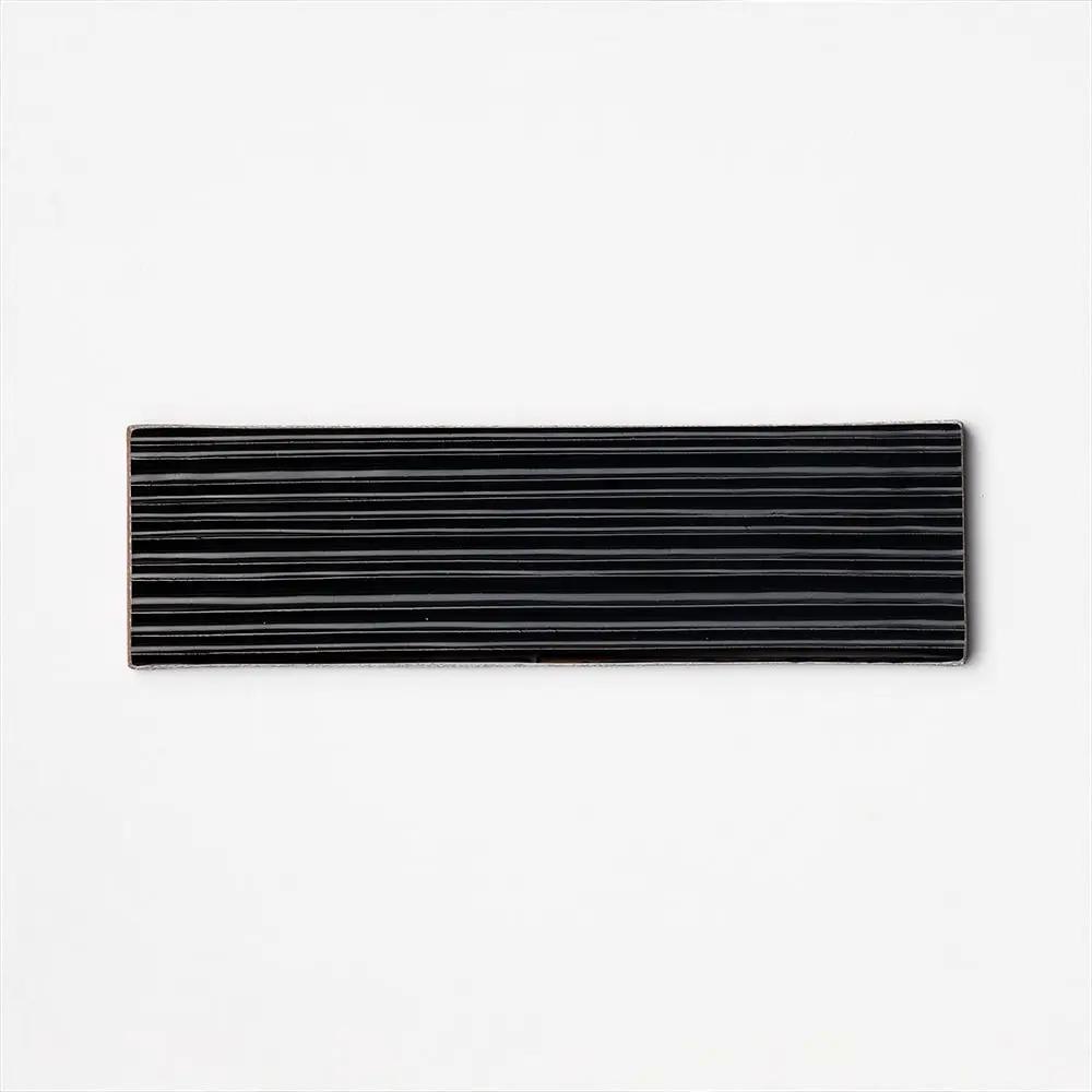 Black Legato Glossy 2 1/4x7 7/8x3/8