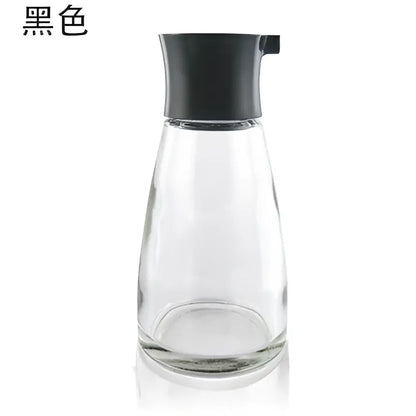 Black & lime green 170ml seasoning bottle set kitchen glass dispenser