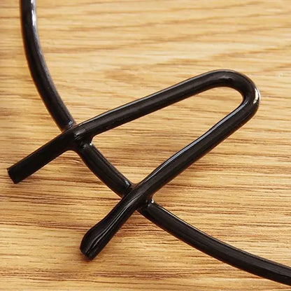 Black metal gas stove pot holder kitchen burner rack