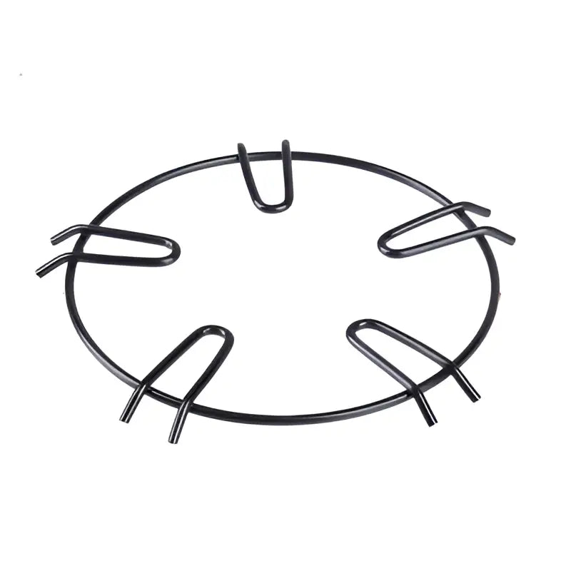 Black metal gas stove pot holder kitchen burner rack