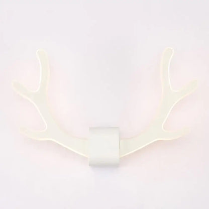 Black metallic antler sconce wall mounted lighting for bedroom