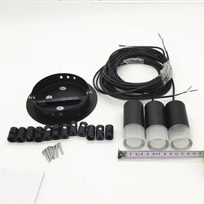 Black minimalist led wall lamp for bedroom and living room