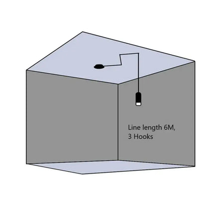 Black minimalist led wall lamp for bedroom and living room