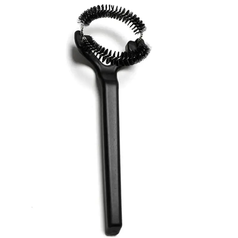 Black plastic espresso machine cleaning brush set kitchen tool