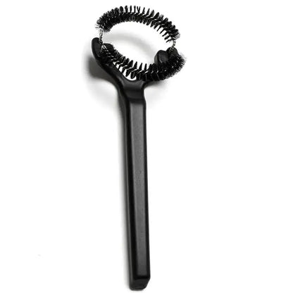 Black plastic espresso machine cleaning brush set kitchen tool
