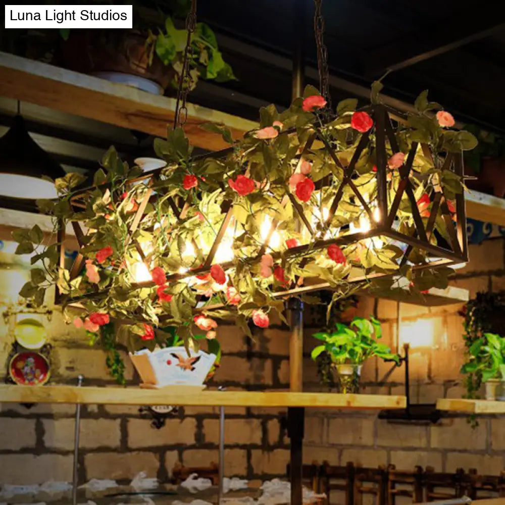 DecorBites™ Black Retro Metal Pendant Light - Industrial Hanging Island Fixture