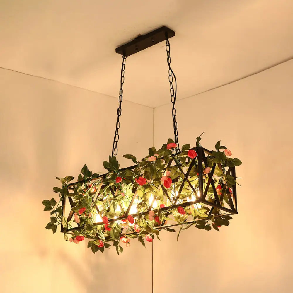 DecorBites™ Black Retro Metal Pendant Light - Industrial Hanging Island Fixture