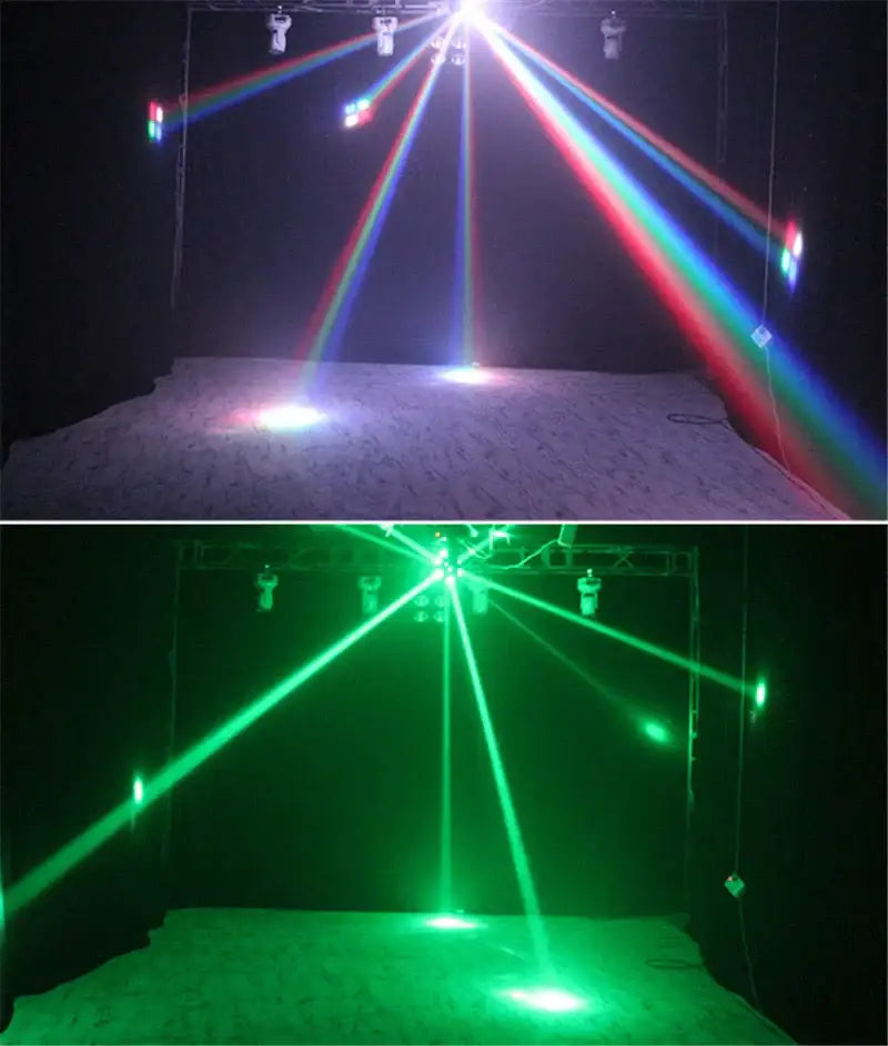 Black rgbw moving head light nightclub dj spotlight