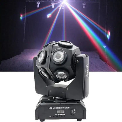 Black rgbw moving head light nightclub dj spotlight