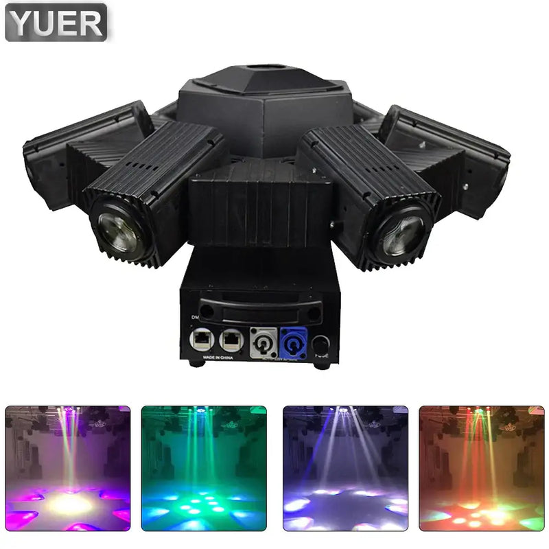 Black rotating bee eye led strobe beam moving head stage light
