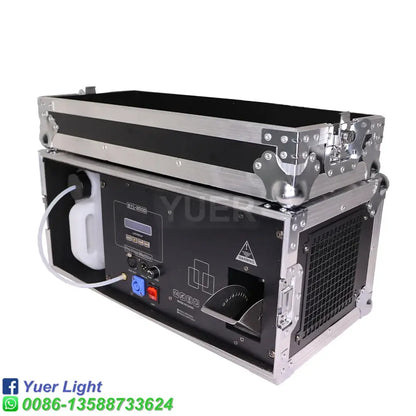 Black & silver 2000w haze machine – party room atmosphere effect