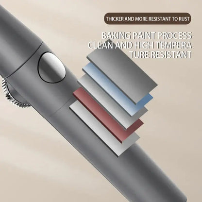 Black & silver adjustable high pressure shower head bathroom 3 modes