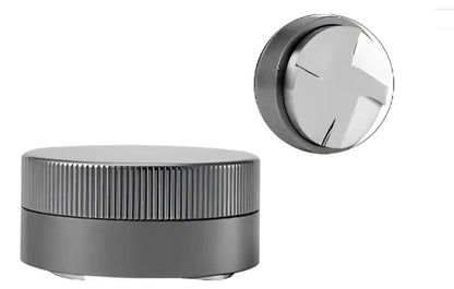 Black textured espresso tamper kitchen gravity powder tool