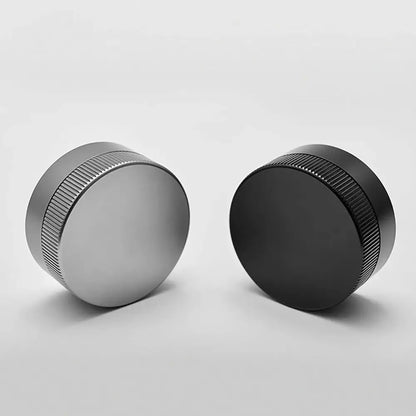 Black textured espresso tamper kitchen gravity powder tool