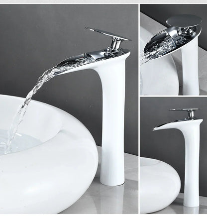 DecorBites™ Black Waterfall Bathroom Faucet Mixer Tap