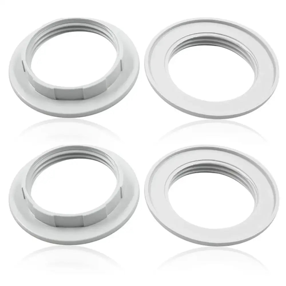 Black & white 40mm collar rings light socket kitchen adapter