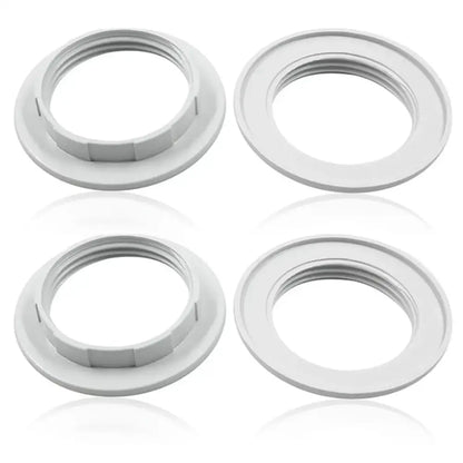 Black & white 40mm collar rings light socket kitchen adapter