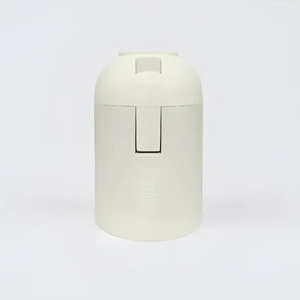 Black & white plastic lamp holder socket for living room luminaire