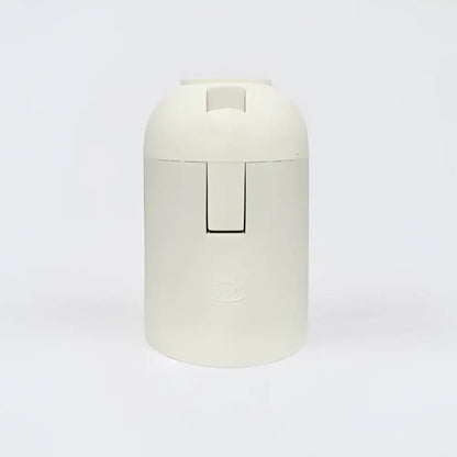 Black & white plastic lamp holder socket for living room luminaire