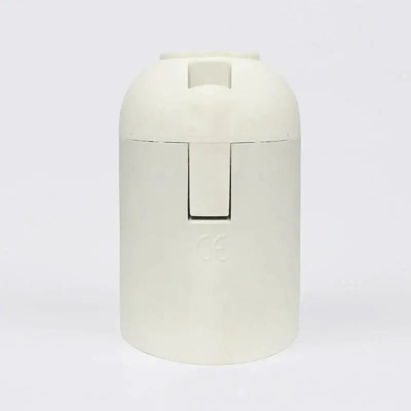 Black & white plastic lamp holder socket for living room luminaire