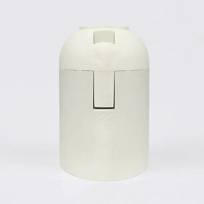 Black & white plastic lamp holder socket for living room luminaire