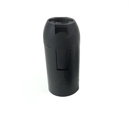 Black & white plastic lamp holder socket for living room luminaire