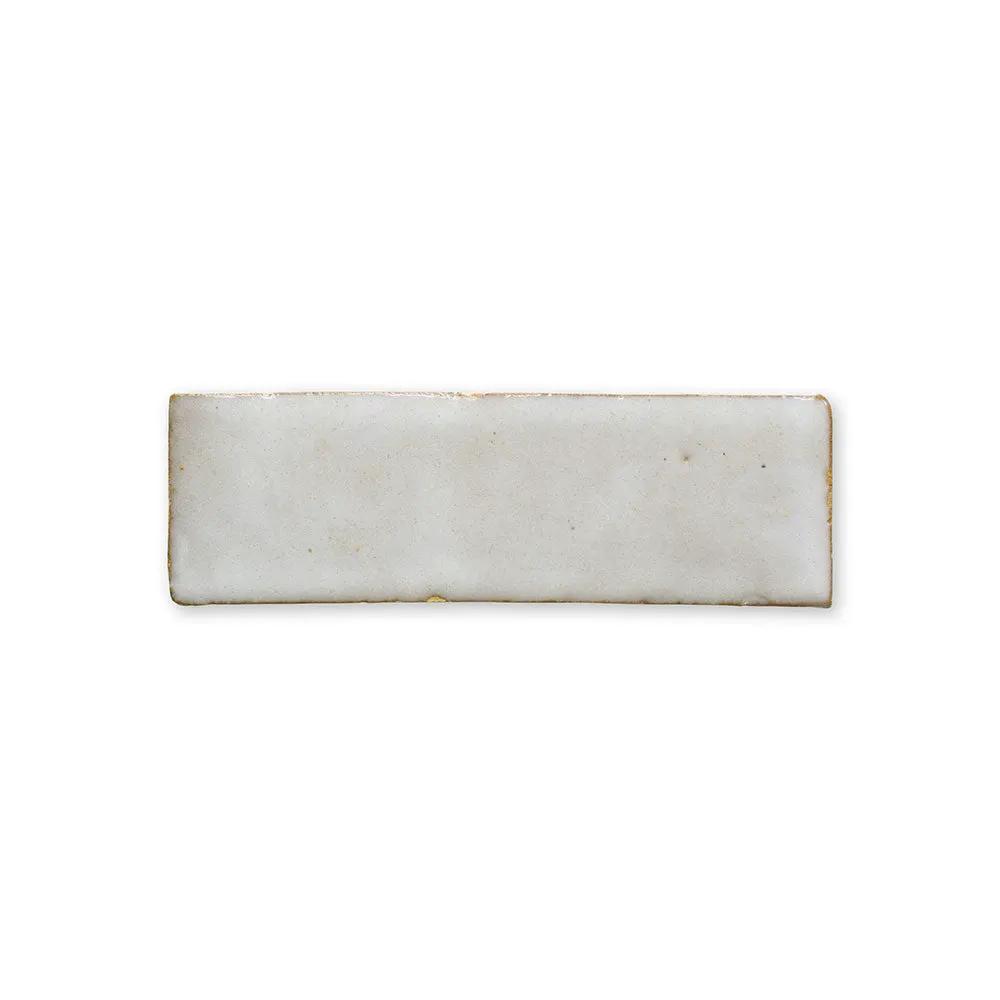 Blanc Fes Glossy Subway Zellige Tiles 2x6