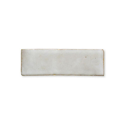 Blanc Fes Glossy Subway Zellige Tiles 2x6