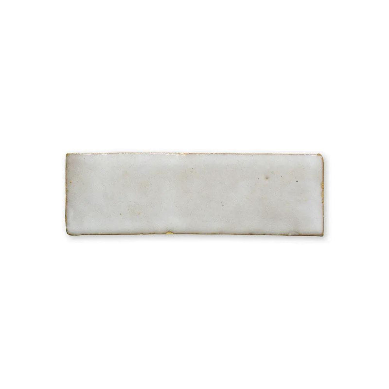 Blanc Fes Glossy Subway Zellige Tiles 2x6