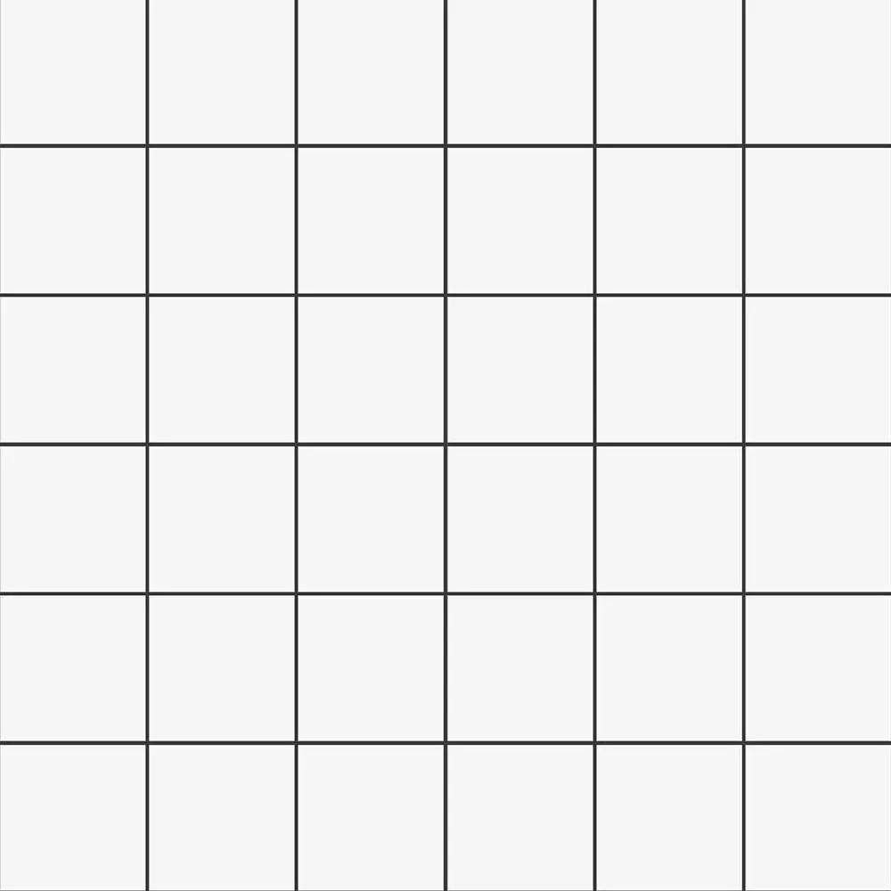 Blanc Matte 2x2 Ceramic Mosaics 12x12