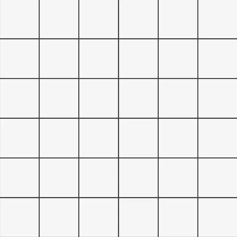 Blanc Matte 2x2 Ceramic Mosaics 12x12