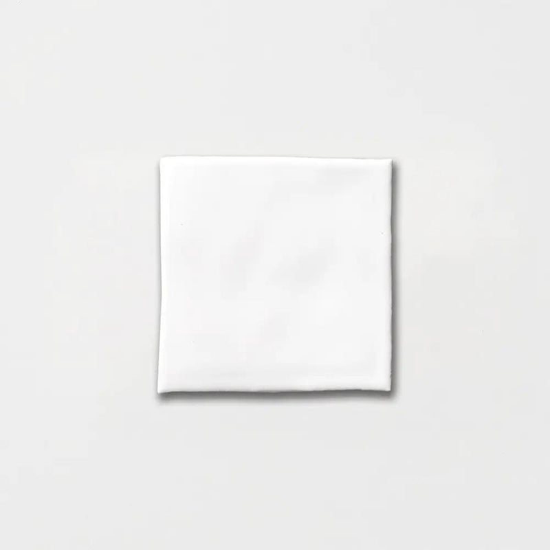 Blanche Glossy Zellige Look Ceramic Tiles 4x4