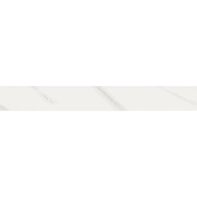 Blanco Polished&amp;rectified Battiscopa Marble Look Porcelain Moldings 3x24