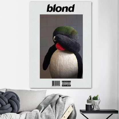Modern blonde oceans poster prints bedroom framed album wall art