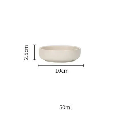 Blue and gray ceramic morandi bowl dining room gold trimmed dinnerware