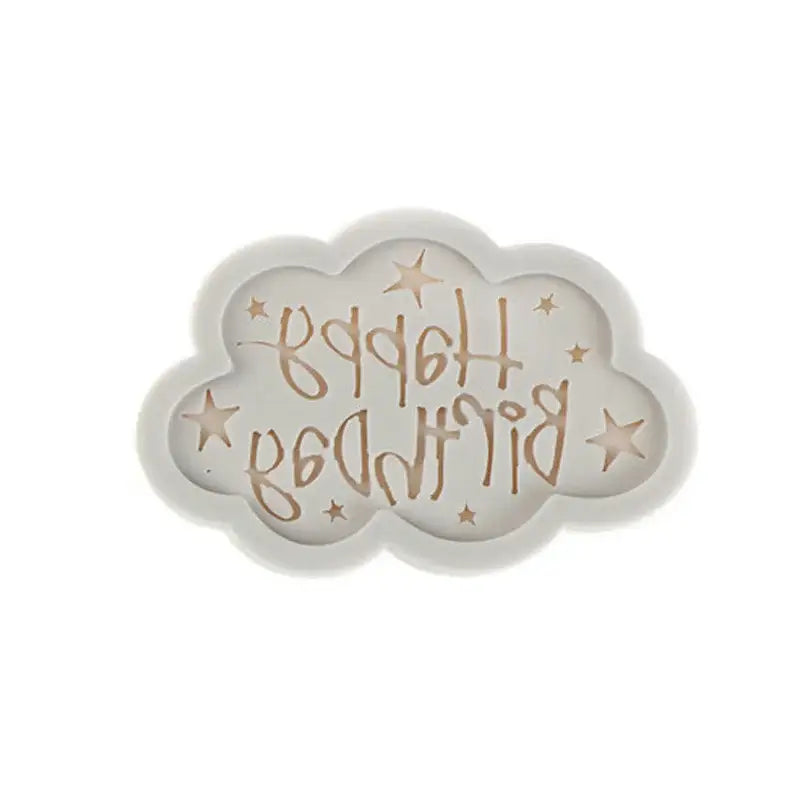 Blue and pink cloud silicone molds – kitchen birthday cake decor
