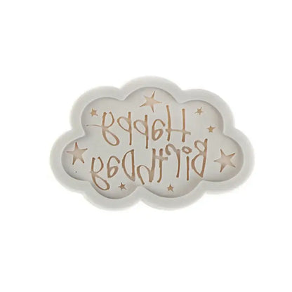 Blue and pink cloud silicone molds – kitchen birthday cake decor