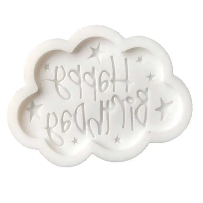 Blue and pink cloud silicone molds – kitchen birthday cake decor