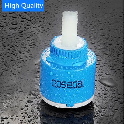 Blue and white 40mm ceramic faucet cartridge kitchen water saving