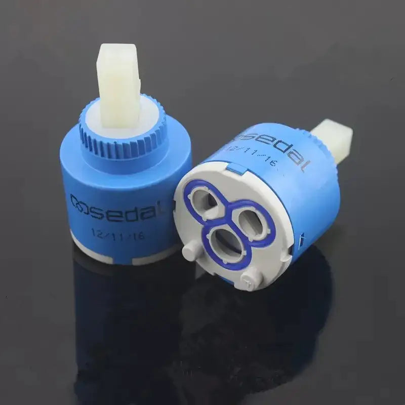 Blue and white 40mm ceramic faucet cartridge kitchen water saving