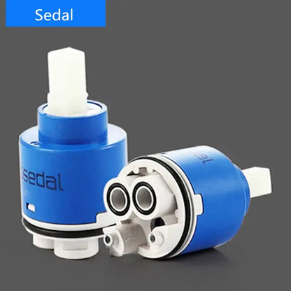 Blue and white 40mm ceramic faucet cartridge kitchen water saving