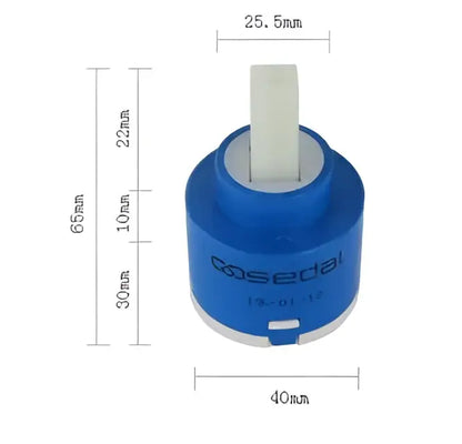 Blue and white ceramic cartridge faucet mixer kitchen spindle
