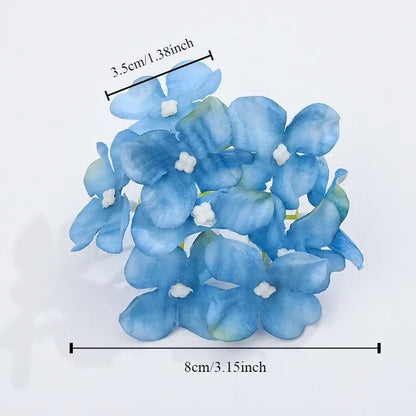 Blue and white hydrangea flowers 30pcs wedding decor living room
