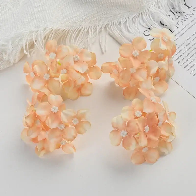 Blue and white hydrangea flowers 30pcs wedding decor living room