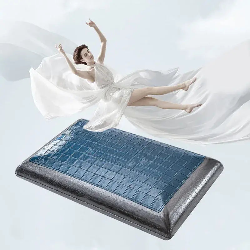 Blue crocodile bamboo charcoal memory foam pillow bedroom cooling gel