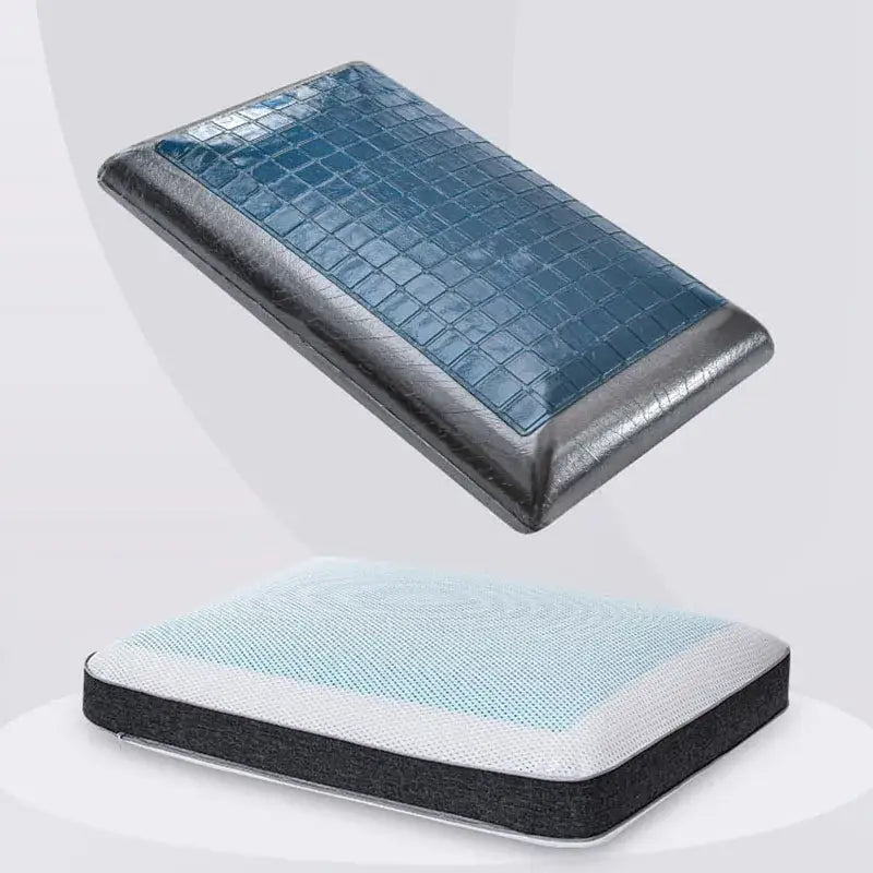 Blue crocodile bamboo charcoal memory foam pillow bedroom cooling gel