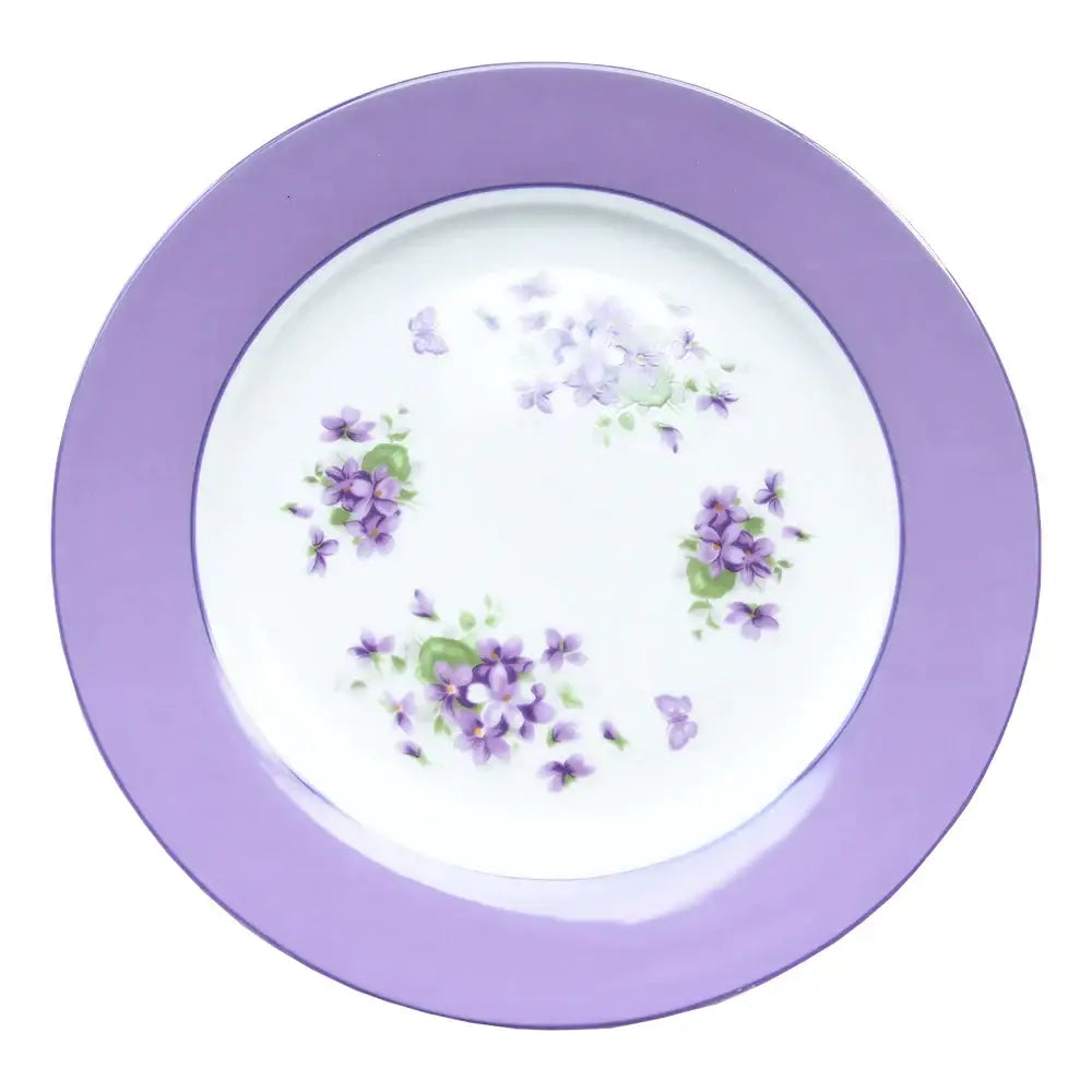 Blue dream tea set white porcelain floral dining room tableware